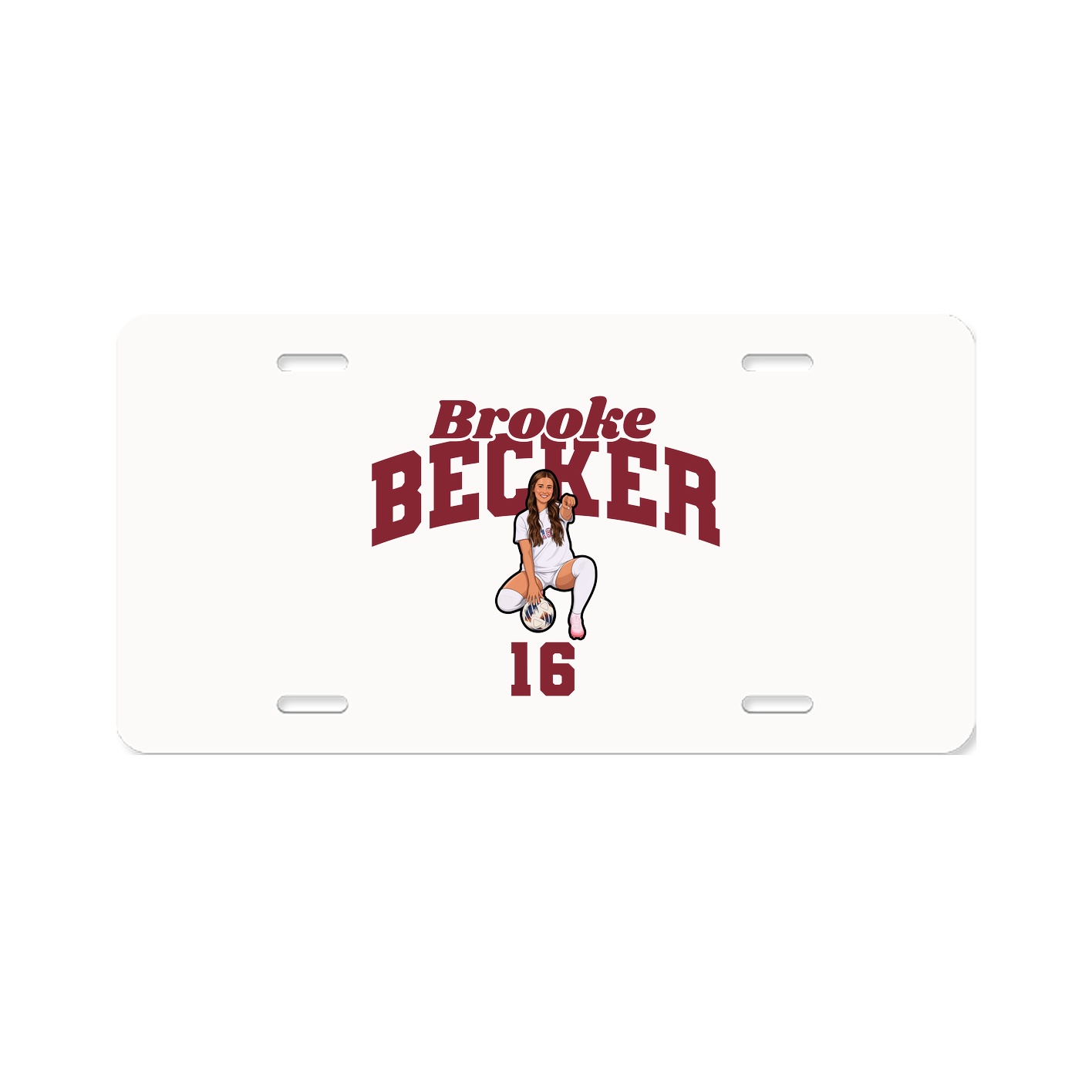 License Plate — Signature Arch in Classic