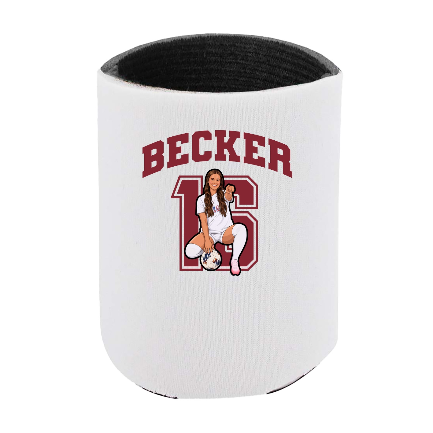 Can Holder — Number in White