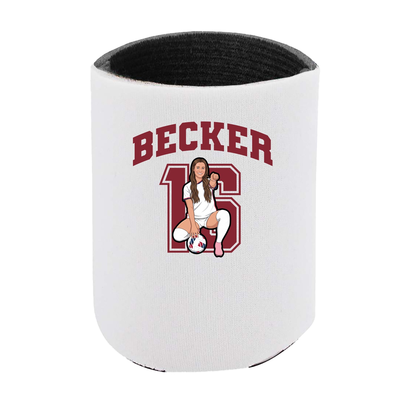 Can Holder — Number in White