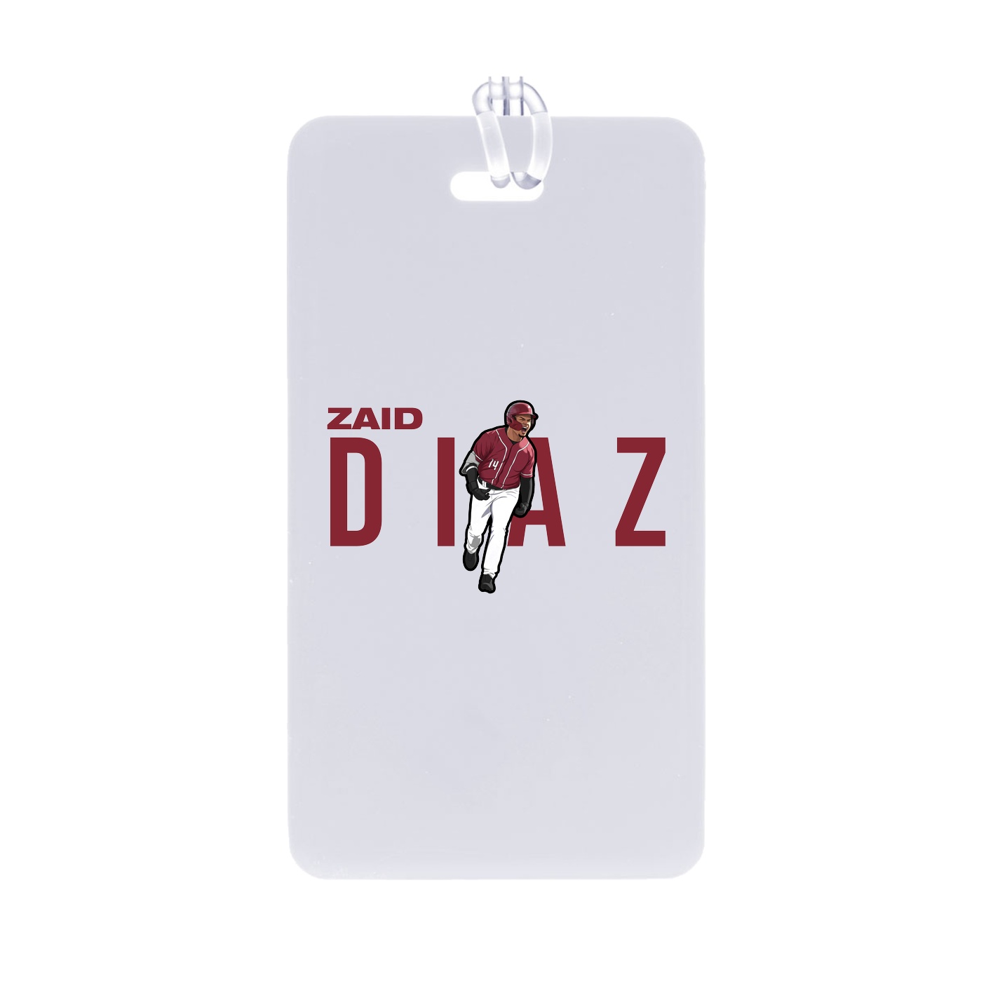 Bag Tag — Player Name in Classic