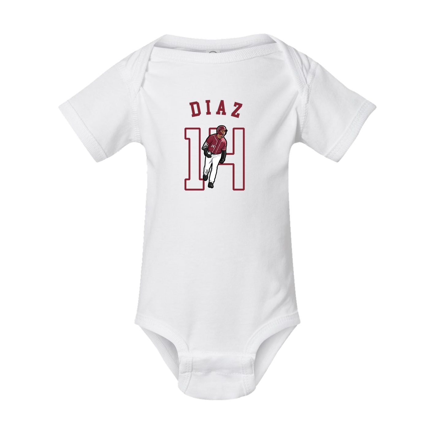 Baby Onesie — Shirsey Arch in White