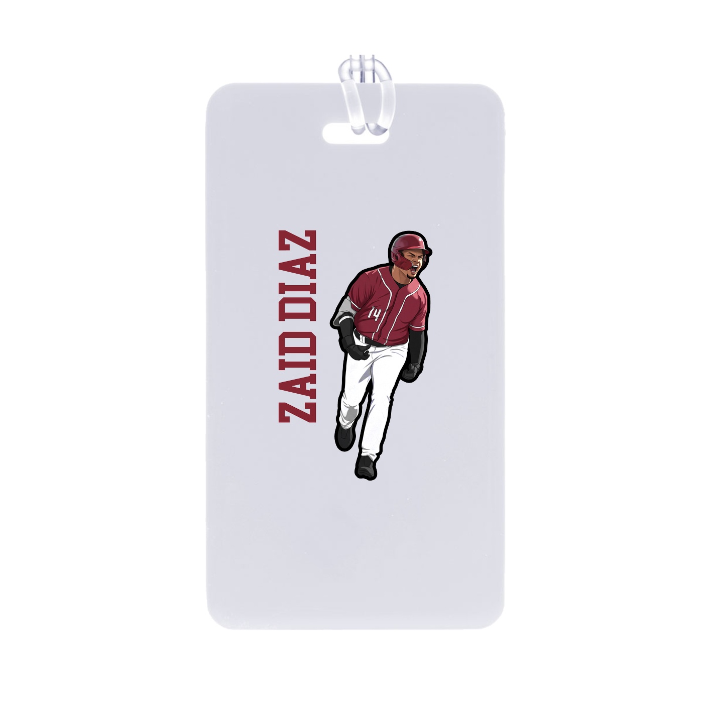 Bag Tag — Name Vertical in Classic