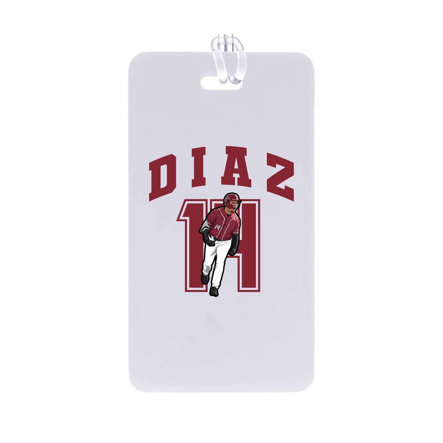 Bag Tag — Number in Classic