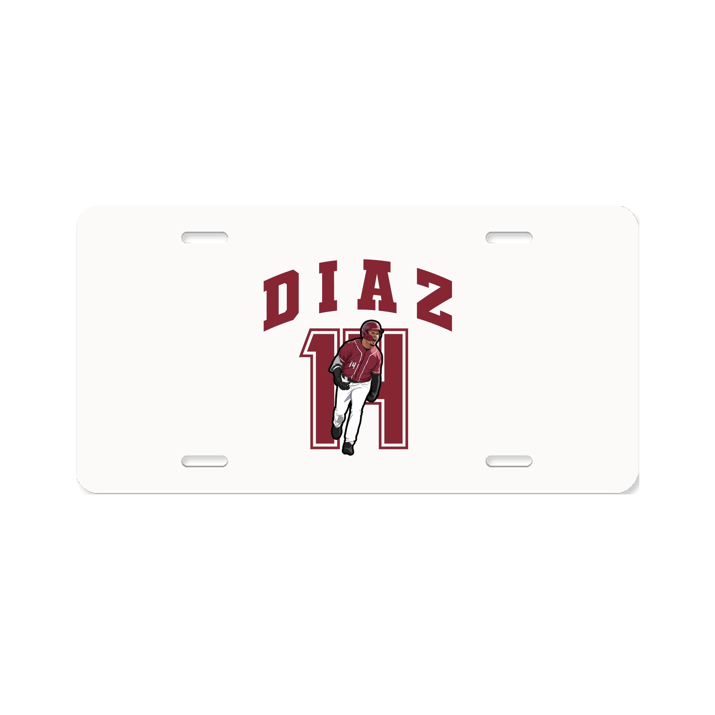 License Plate — Number in Classic