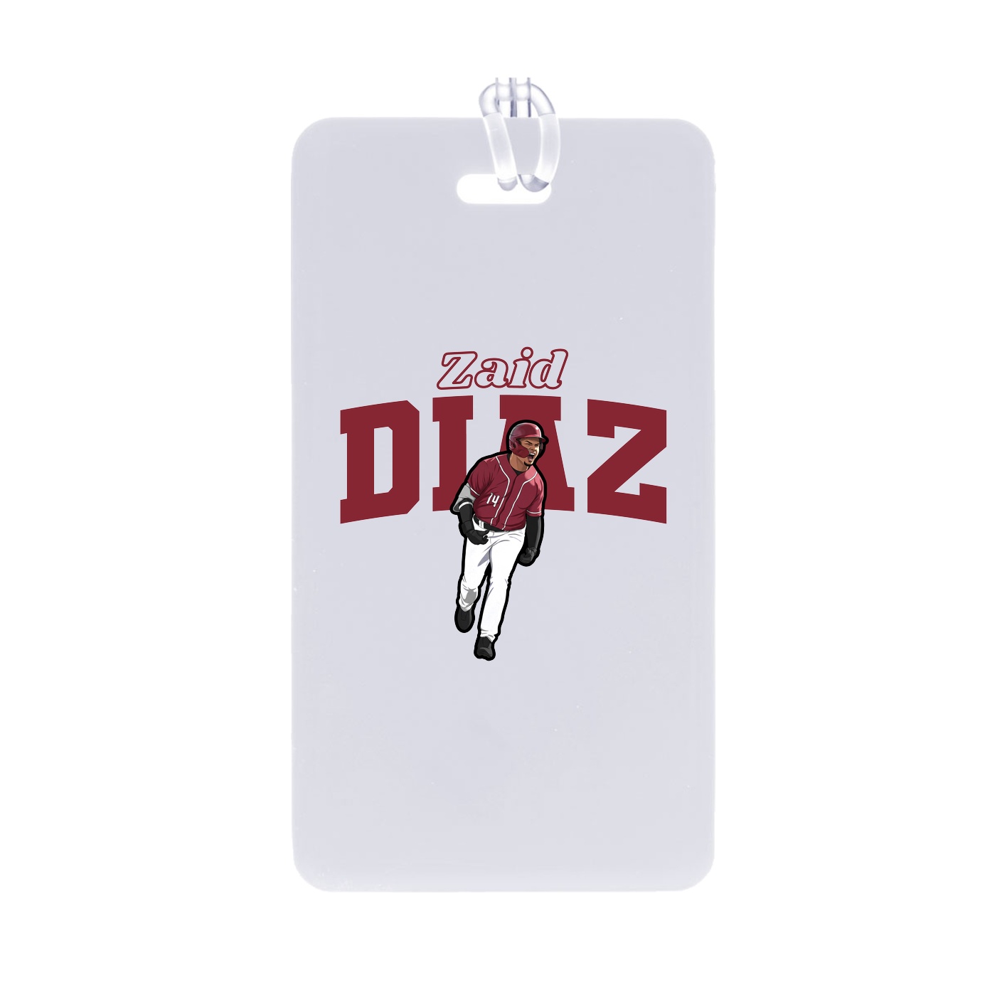 Bag Tag — Name Arch in Classic