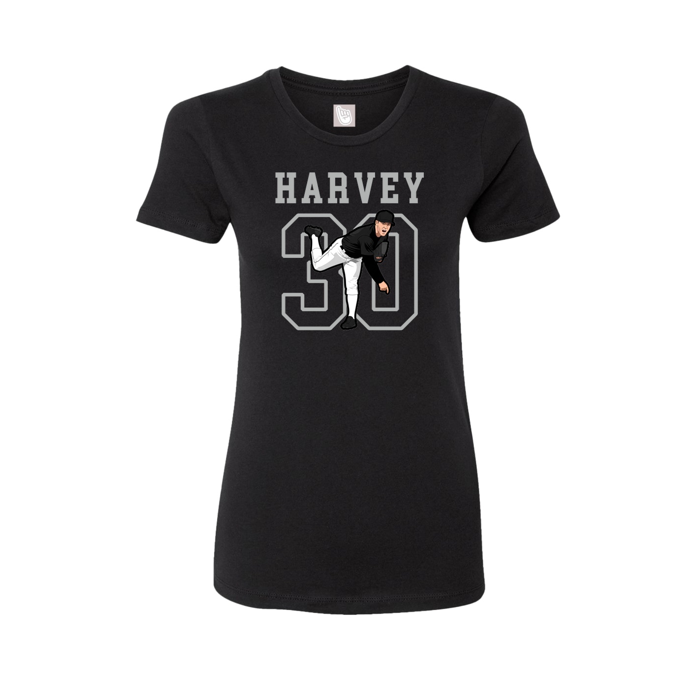Fitted Women's Tee — Shirsey in Black
