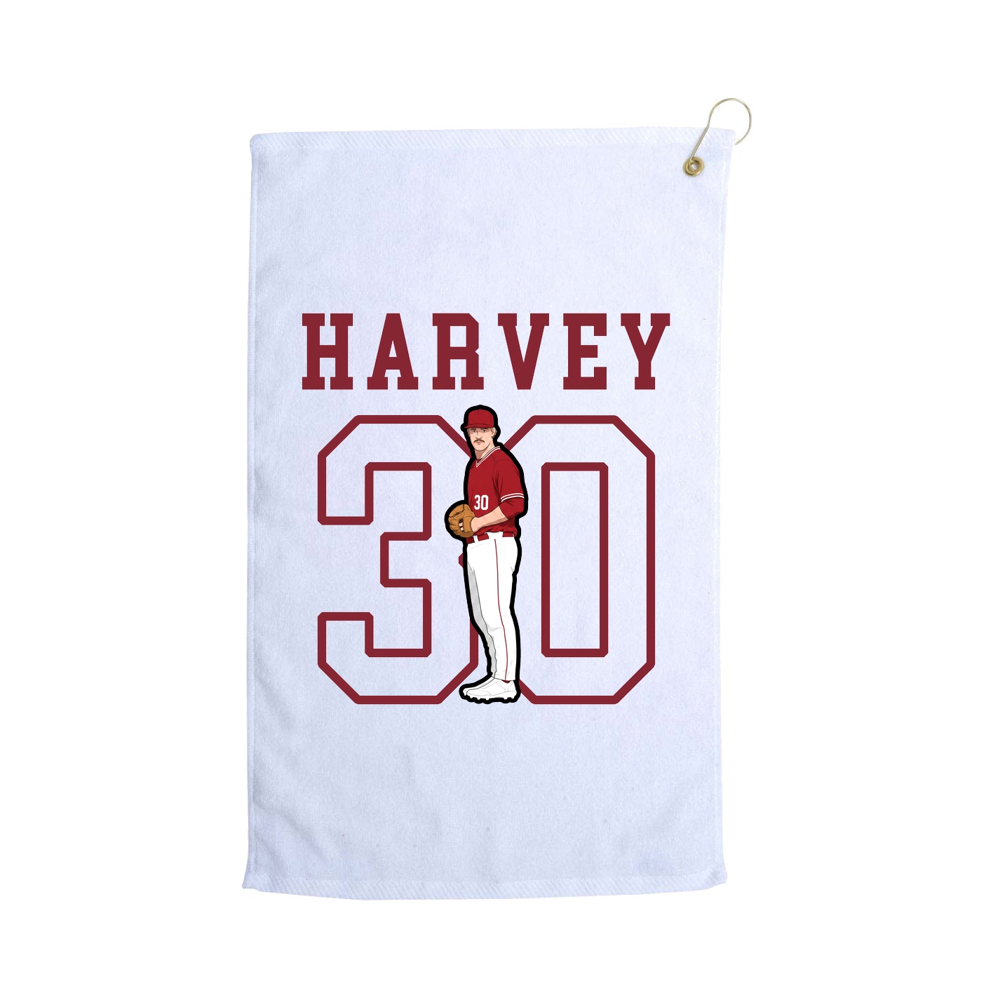 Golf Towel — Shirsey in White