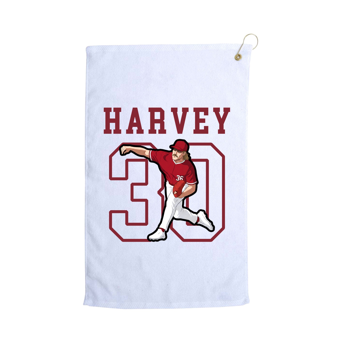 Golf Towel — Shirsey in White