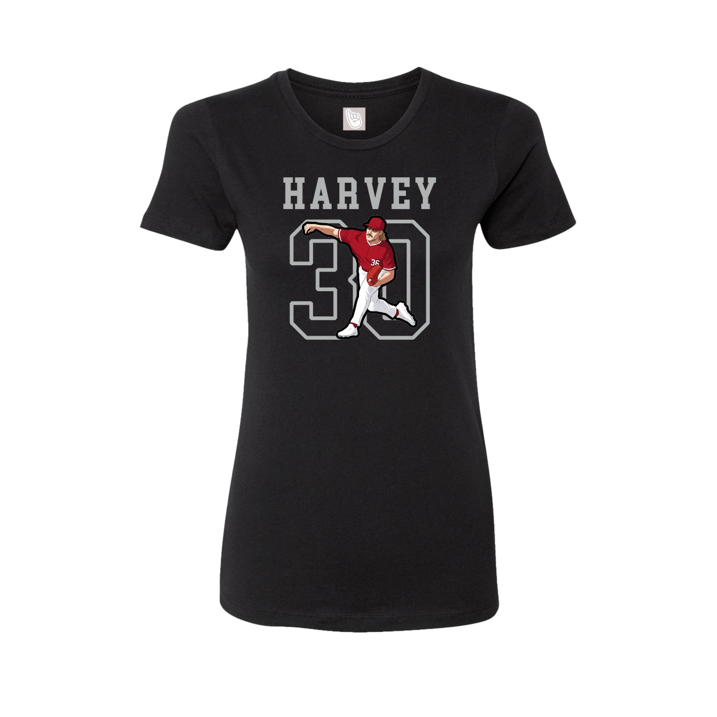 Fitted Women's Tee — Shirsey in Black