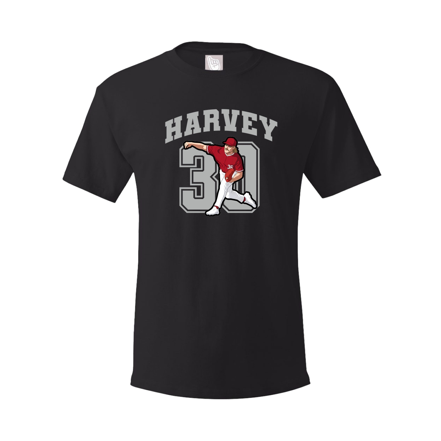 Youth Tee — Number in Black