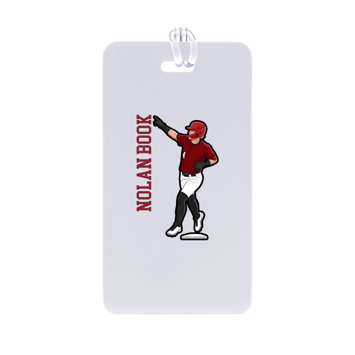 Bag Tag — Name Vertical in Classic