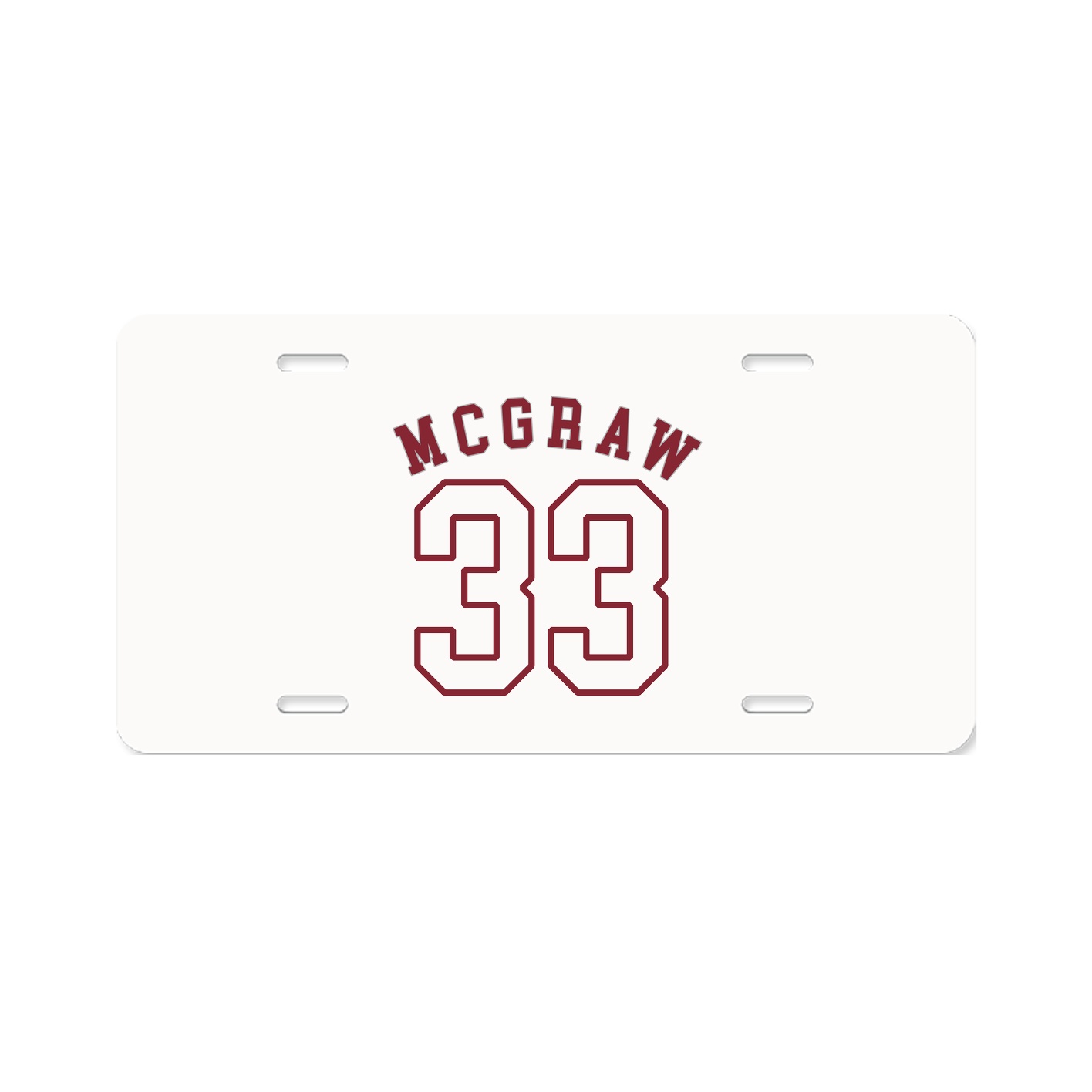 License Plate — Shirsey Arch in Classic