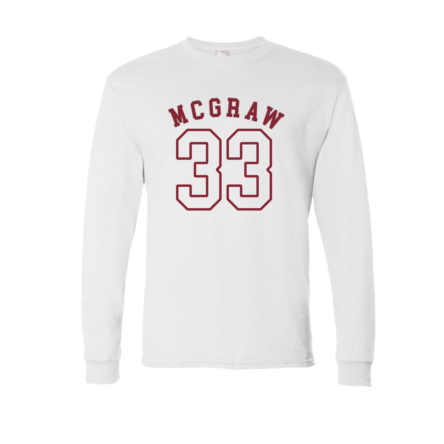 Long Sleeve Tee — Shirsey Arch in White