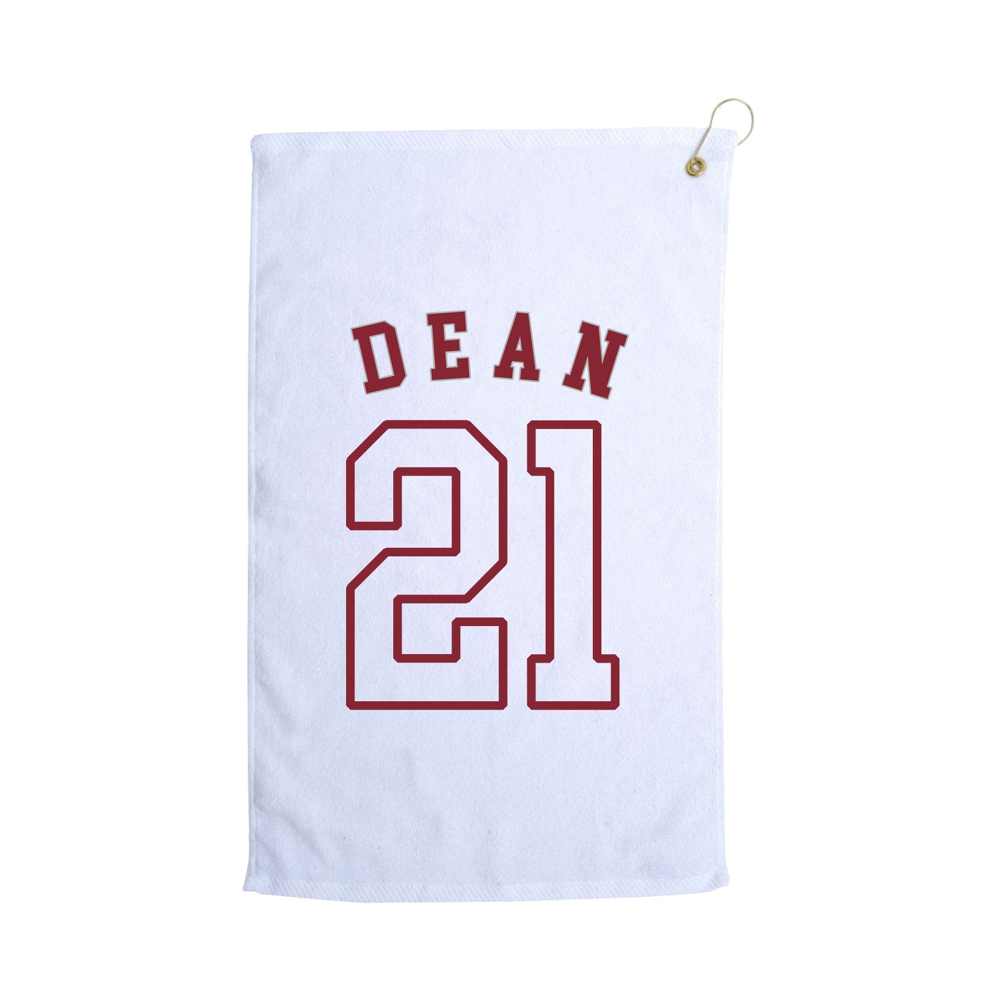 Golf Towel — Shirsey Arch in White