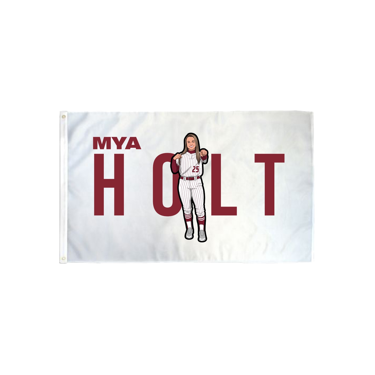 3x5 Flag — Player Name in Classic
