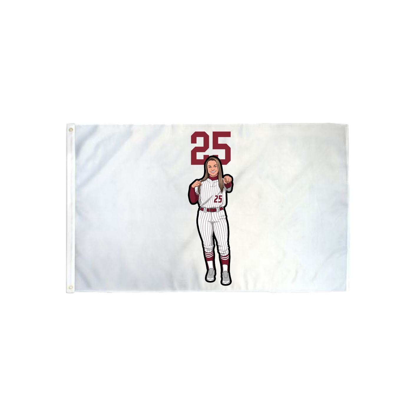 3x5 Flag — Number Top in Classic