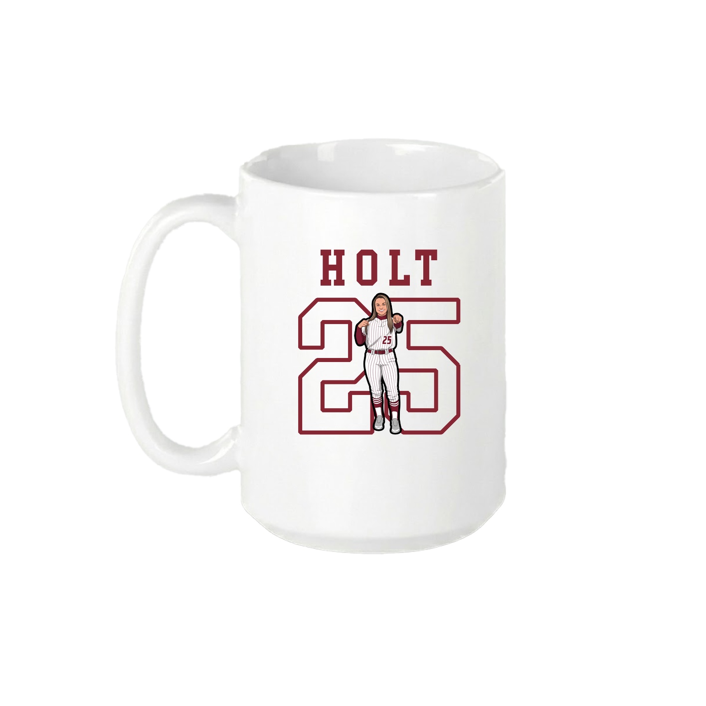 15oz Coffee Mug — Shirsey in White