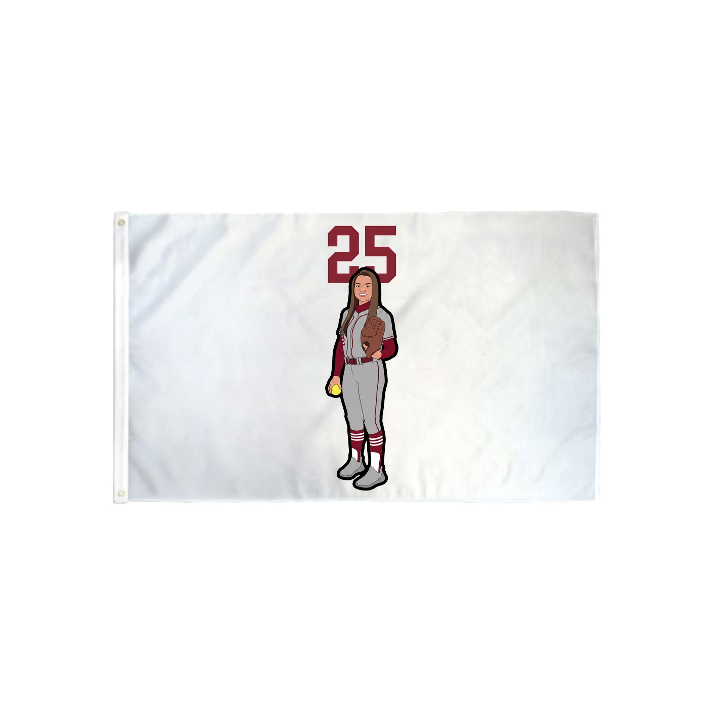 3x5 Flag — Number Top in Classic