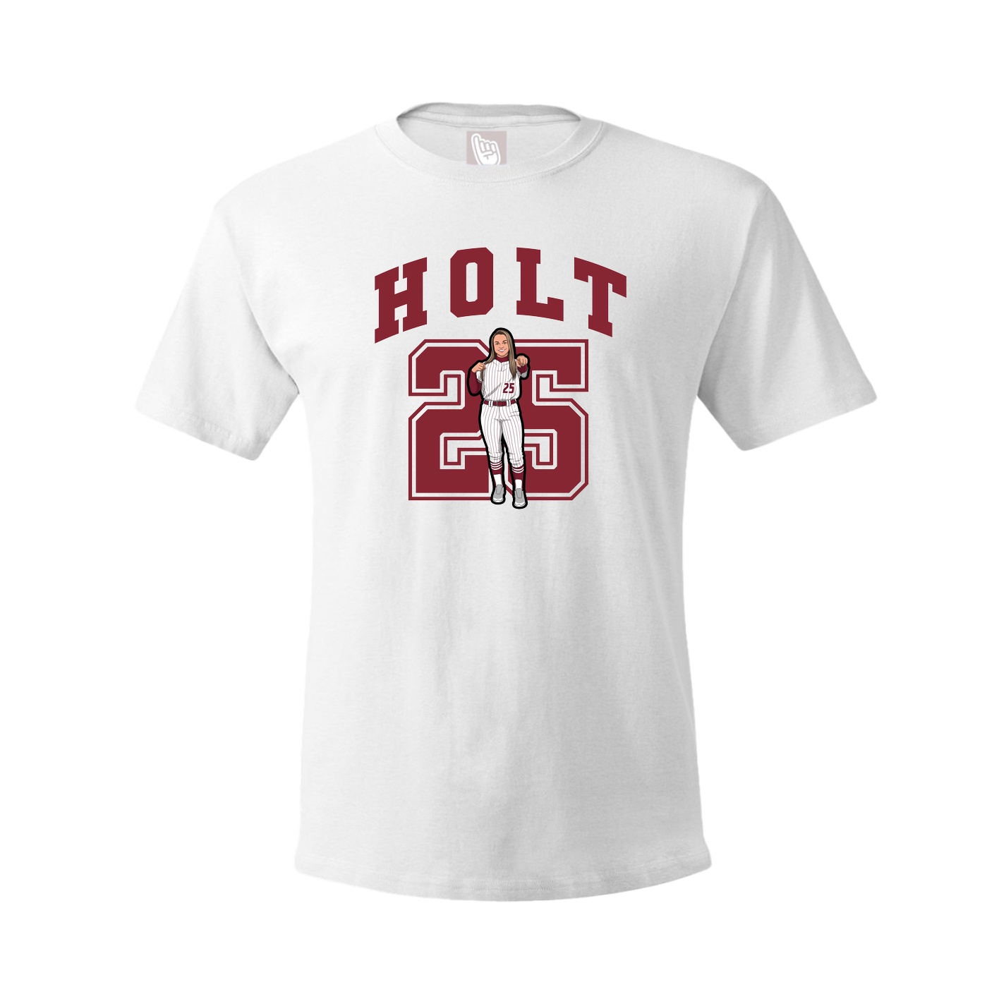 Tee — Number in White