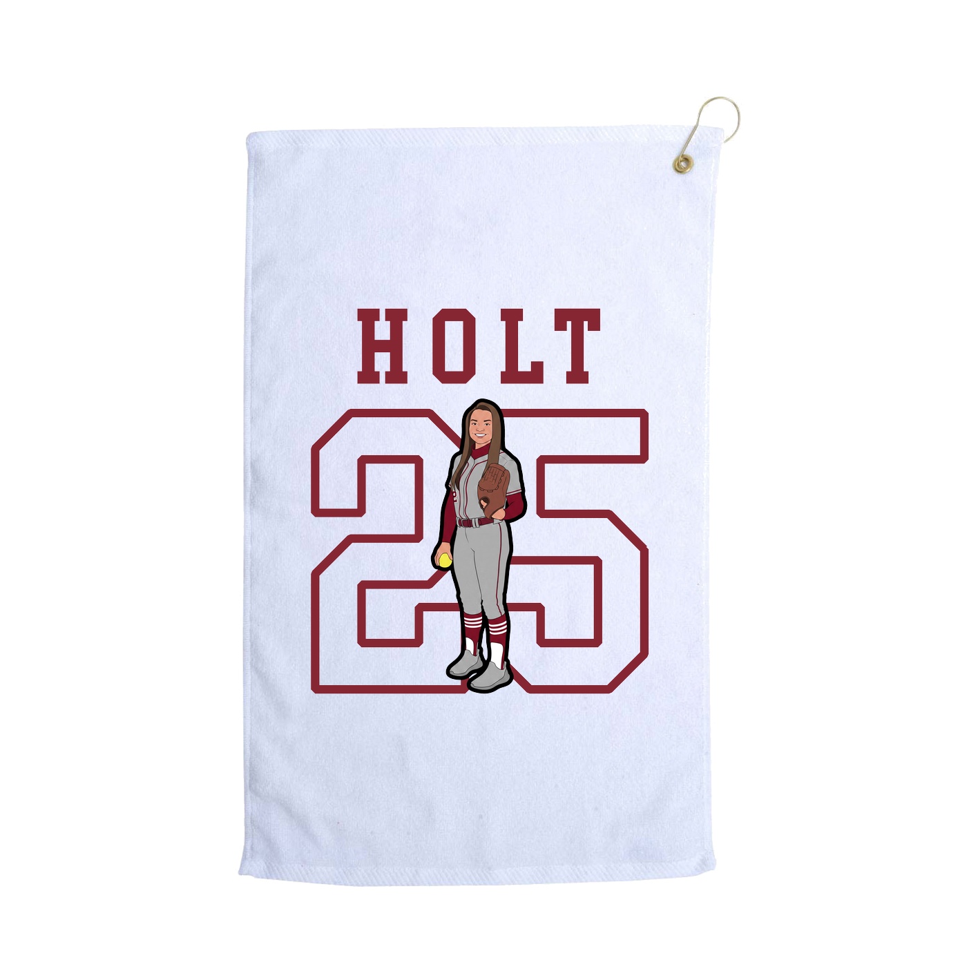 Golf Towel — Shirsey in White