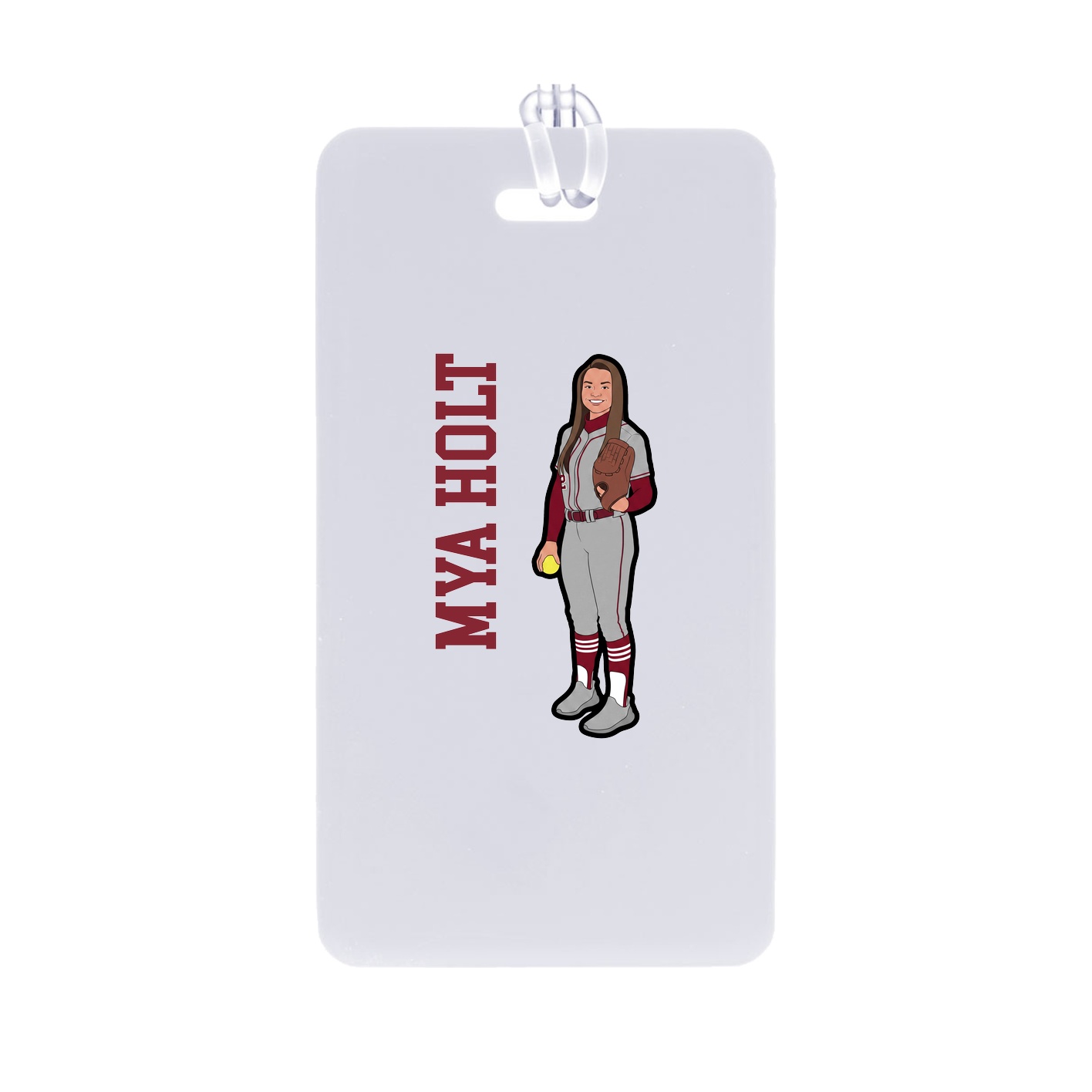 Bag Tag — Name Vertical in Classic