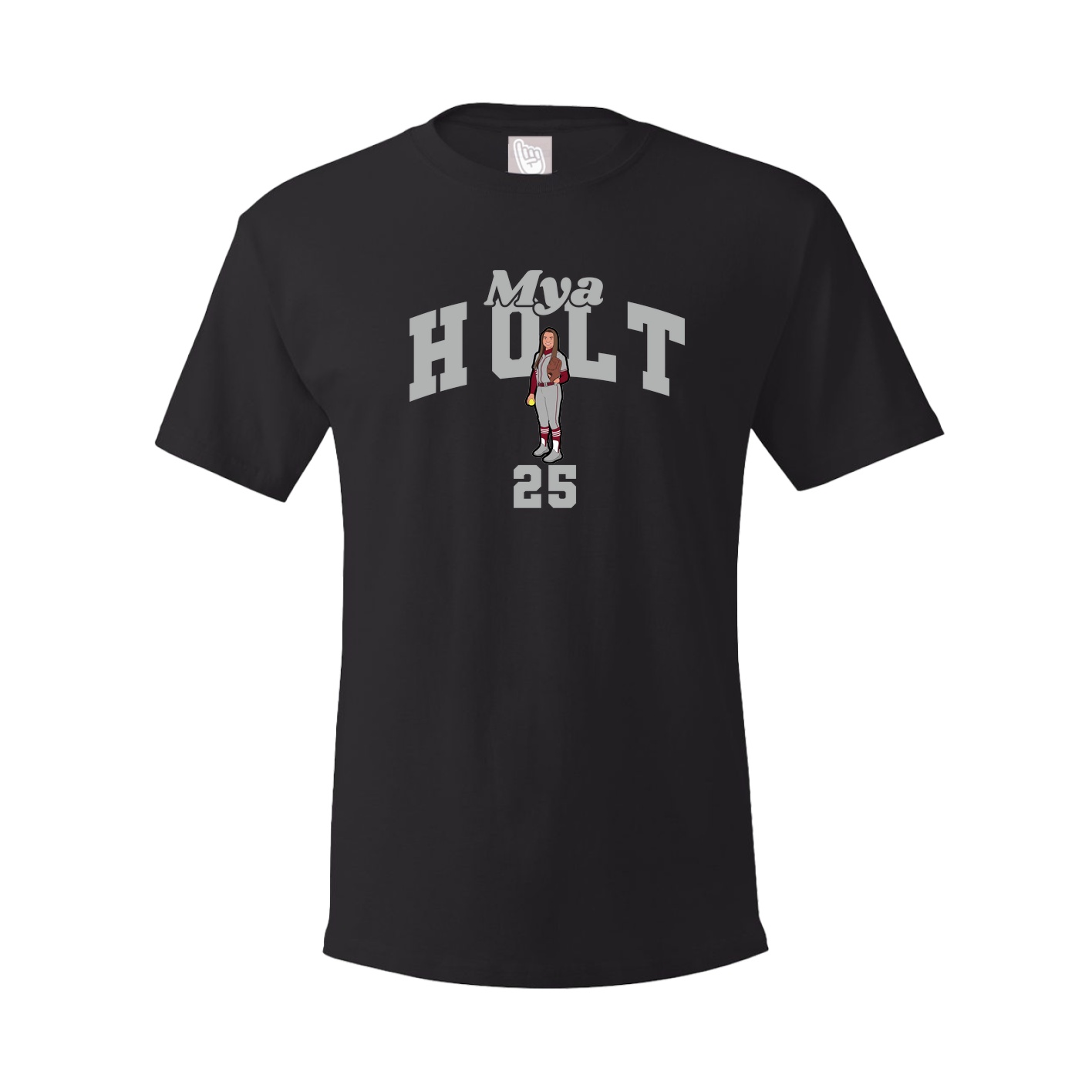 Youth Tee — Signature Arch in Black