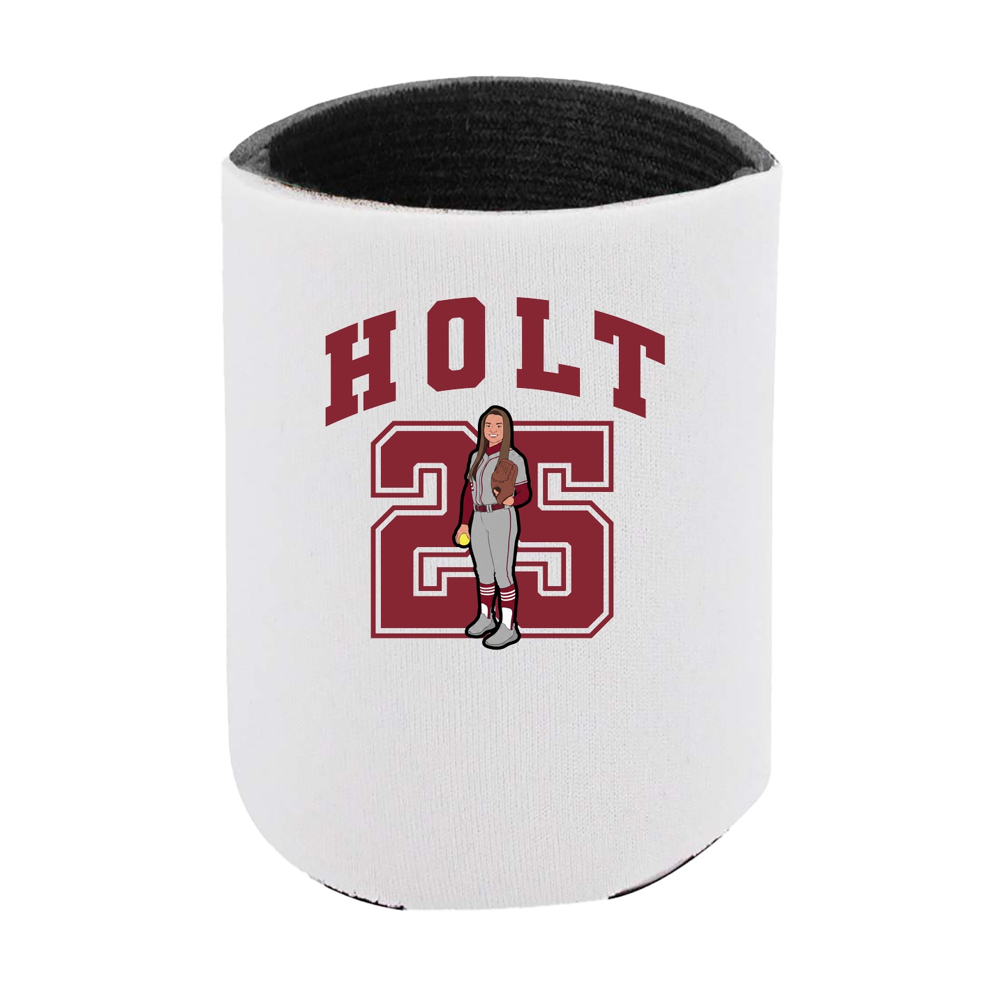 Can Holder — Number in White