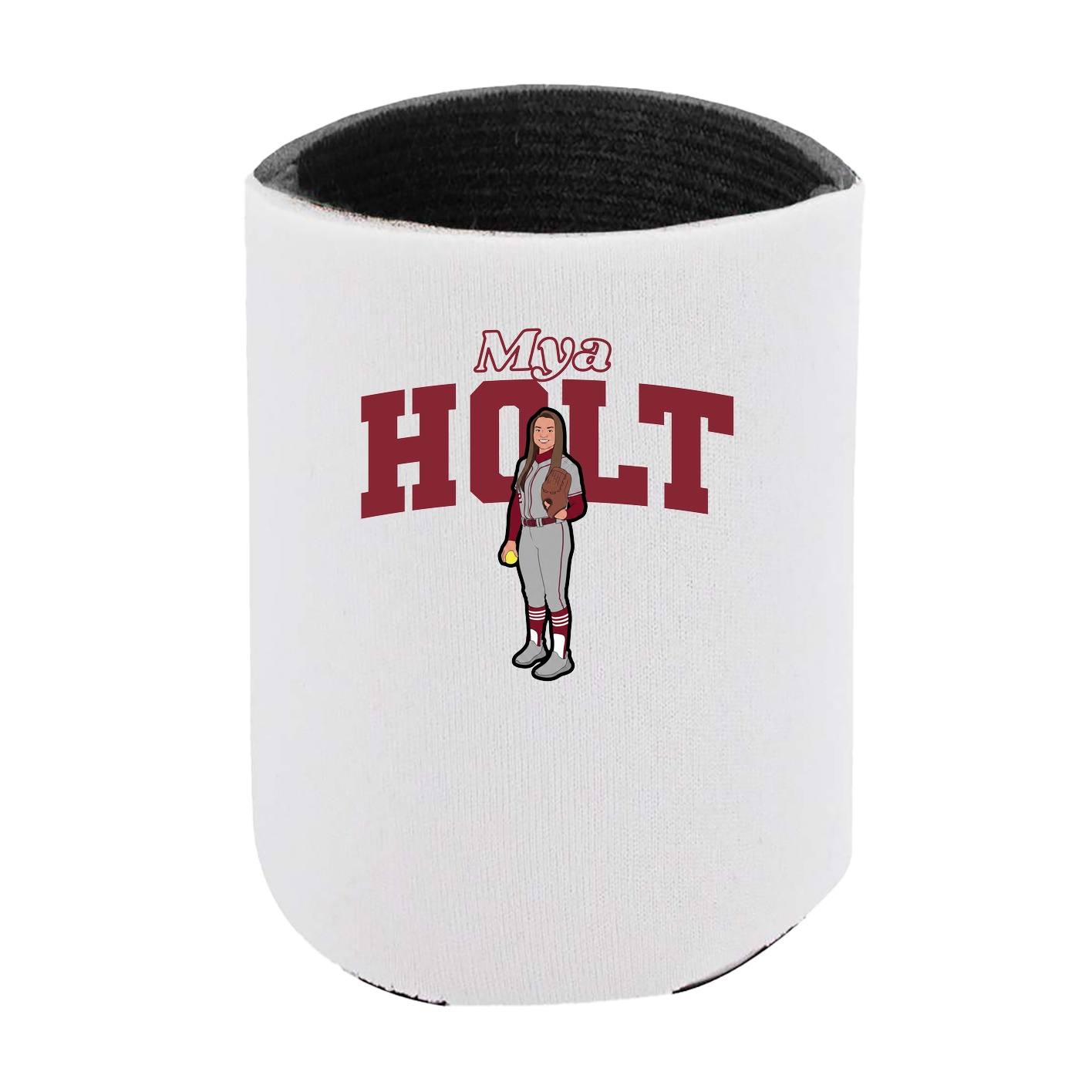 Can Holder — Name Arch in White