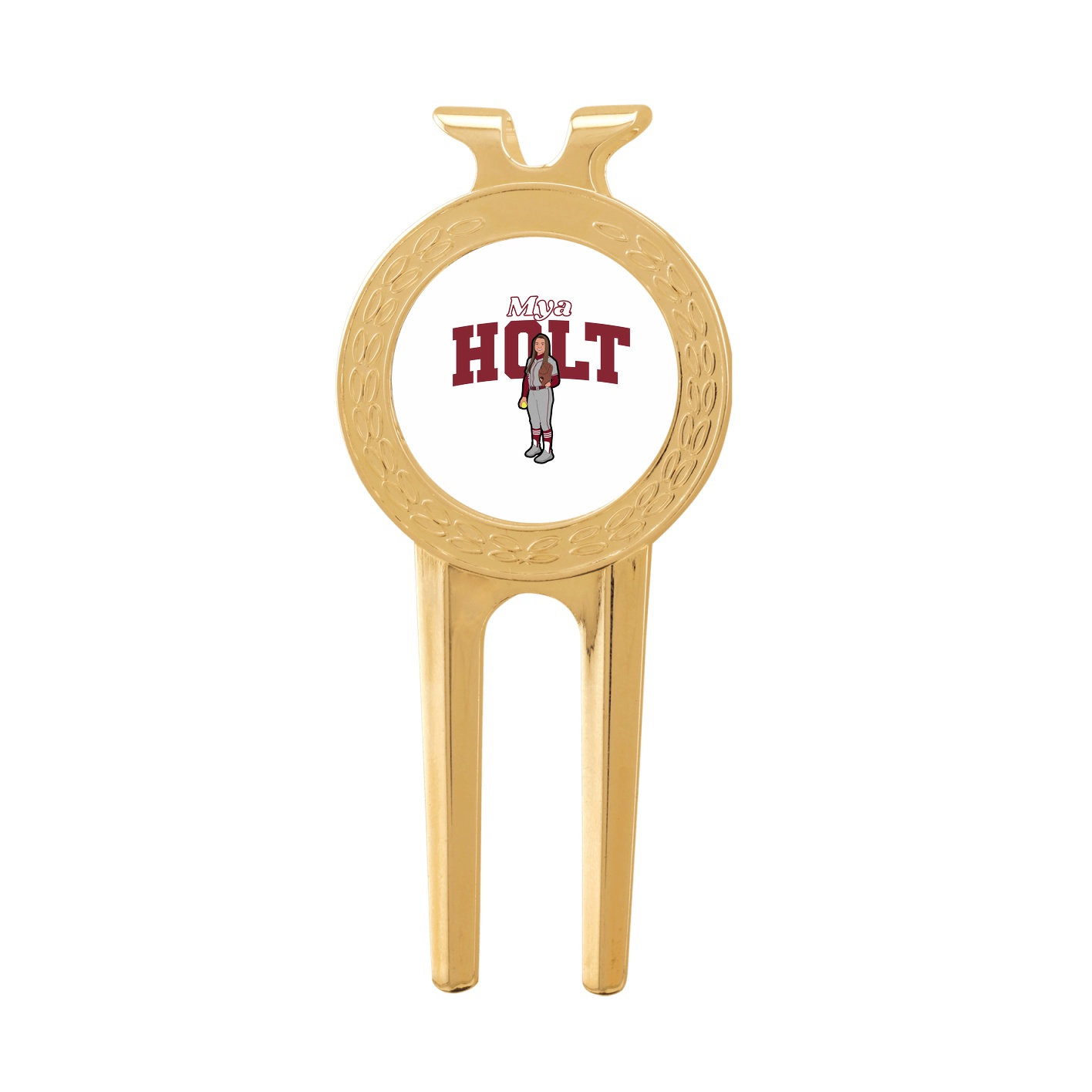 Divot Tool with Ball Marker — Name Arch in Classic
