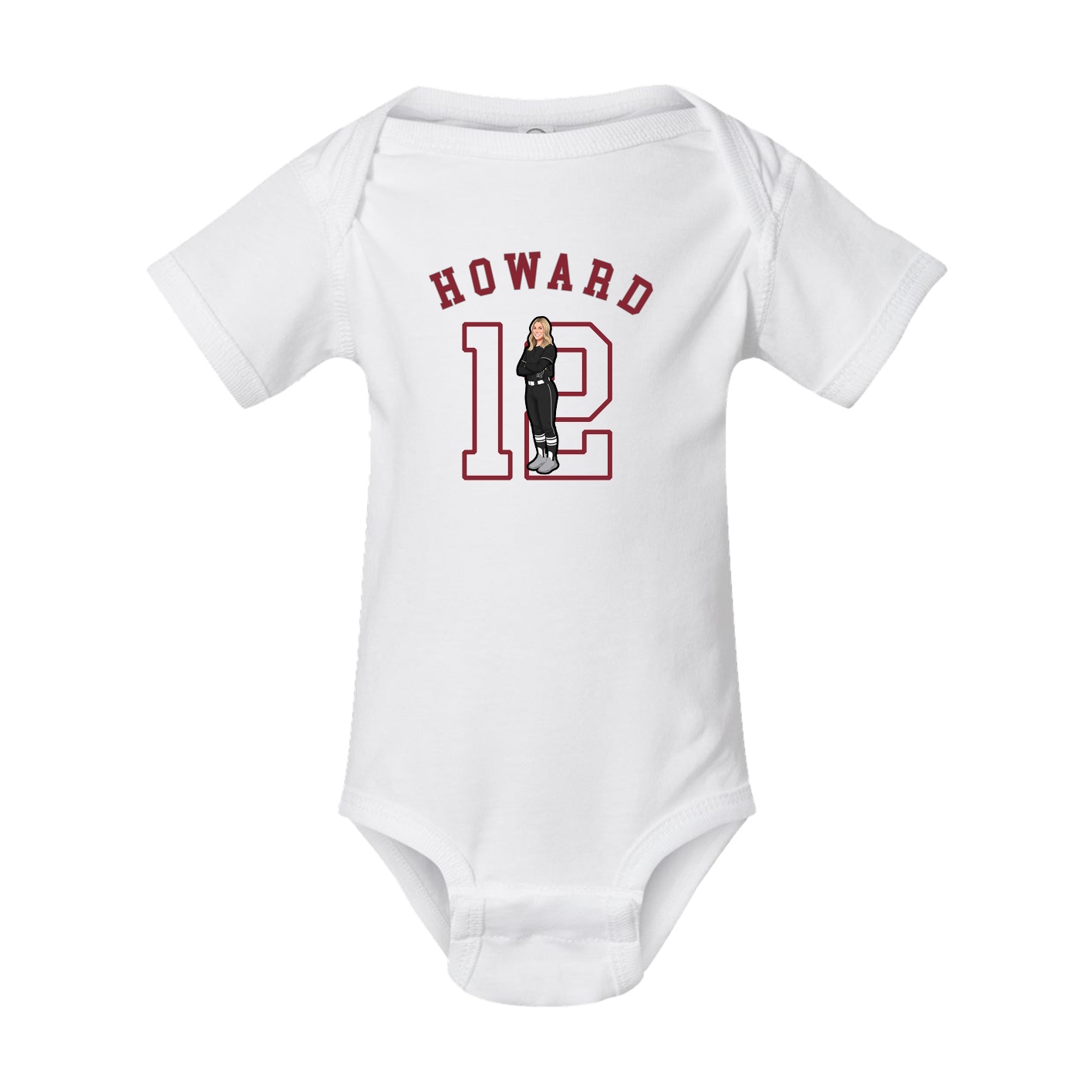 Baby Onesie — Shirsey Arch in White