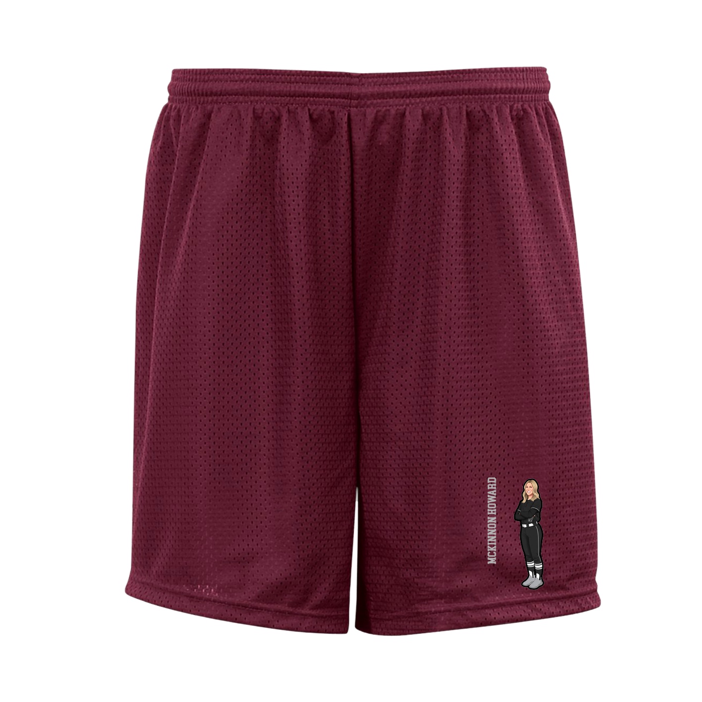 Shorts — Name Vertical in Cardinal