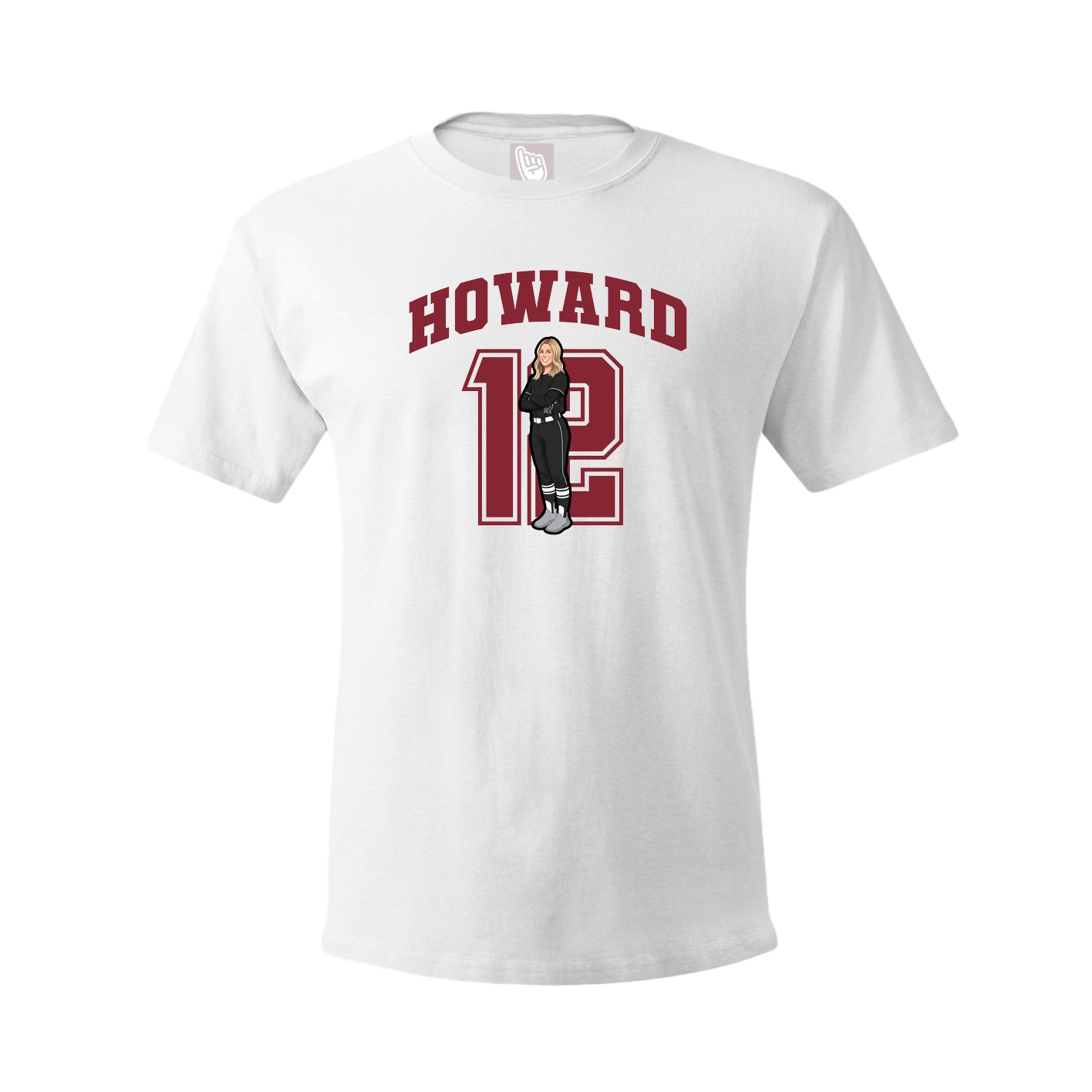 Tee — Number in White