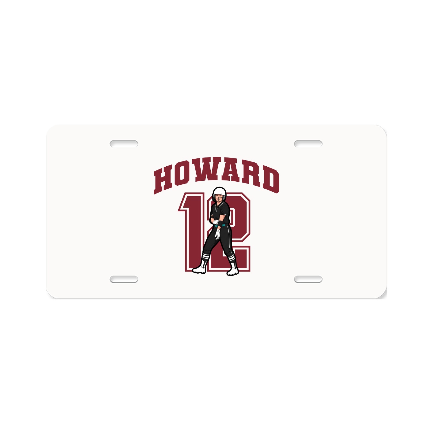 License Plate — Number in Classic