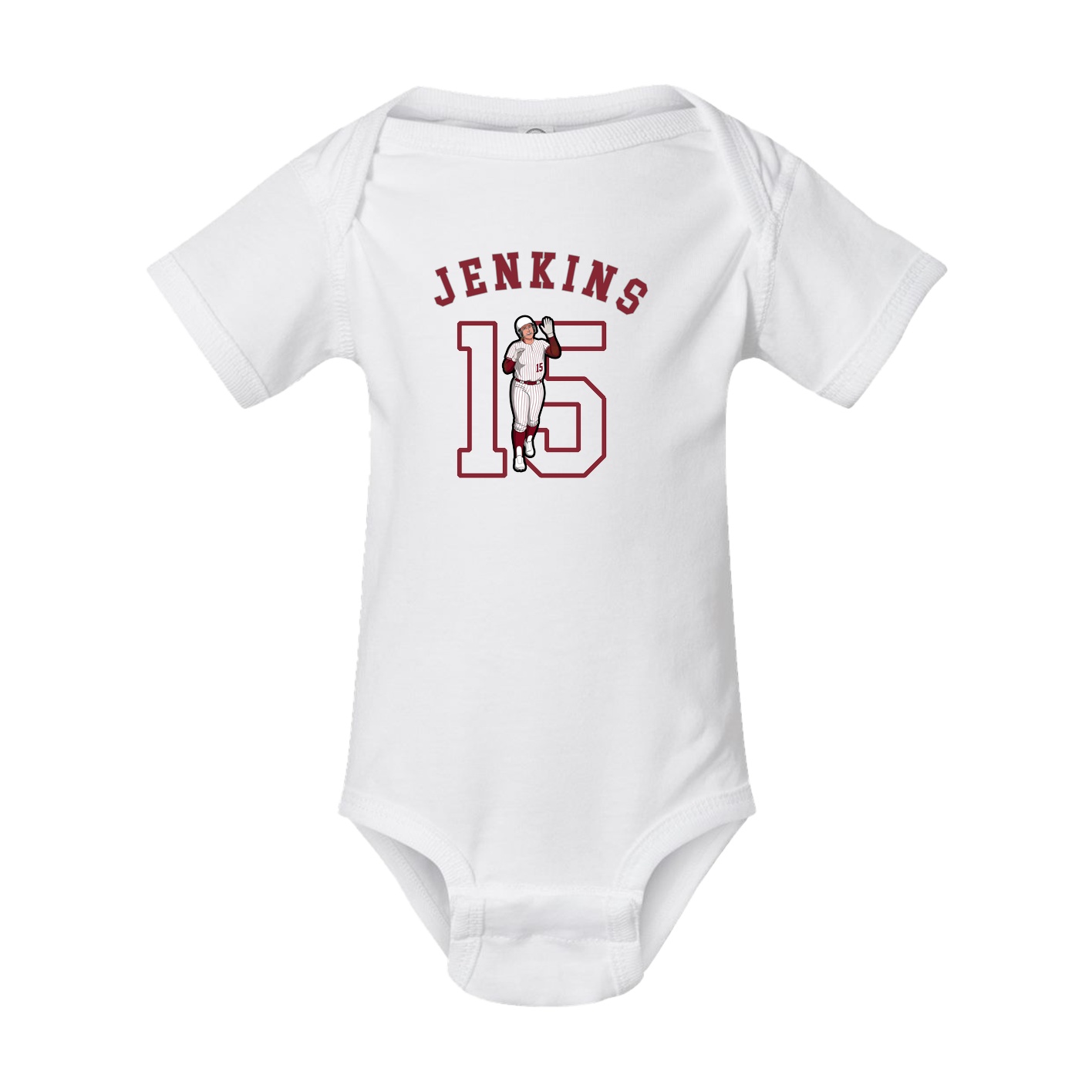 Baby Onesie — Shirsey Arch in White