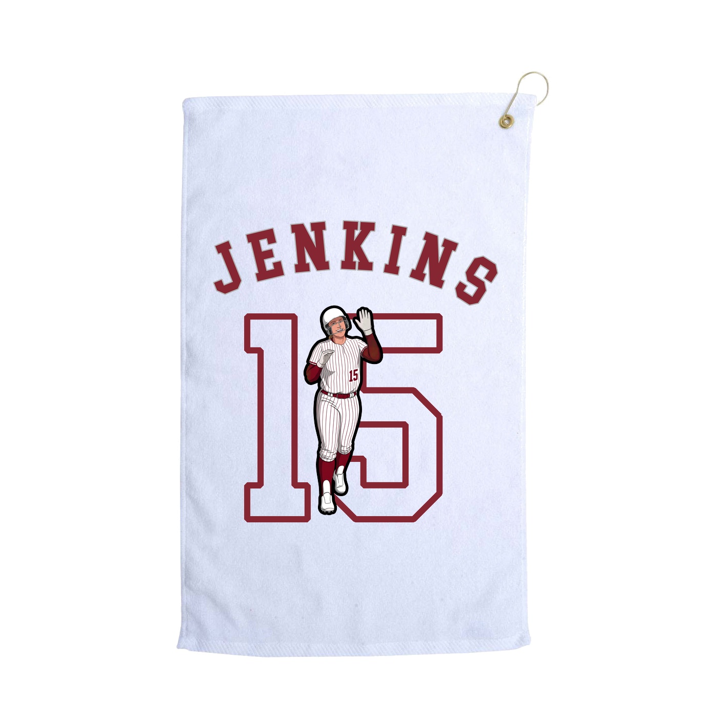Golf Towel — Shirsey Arch in White