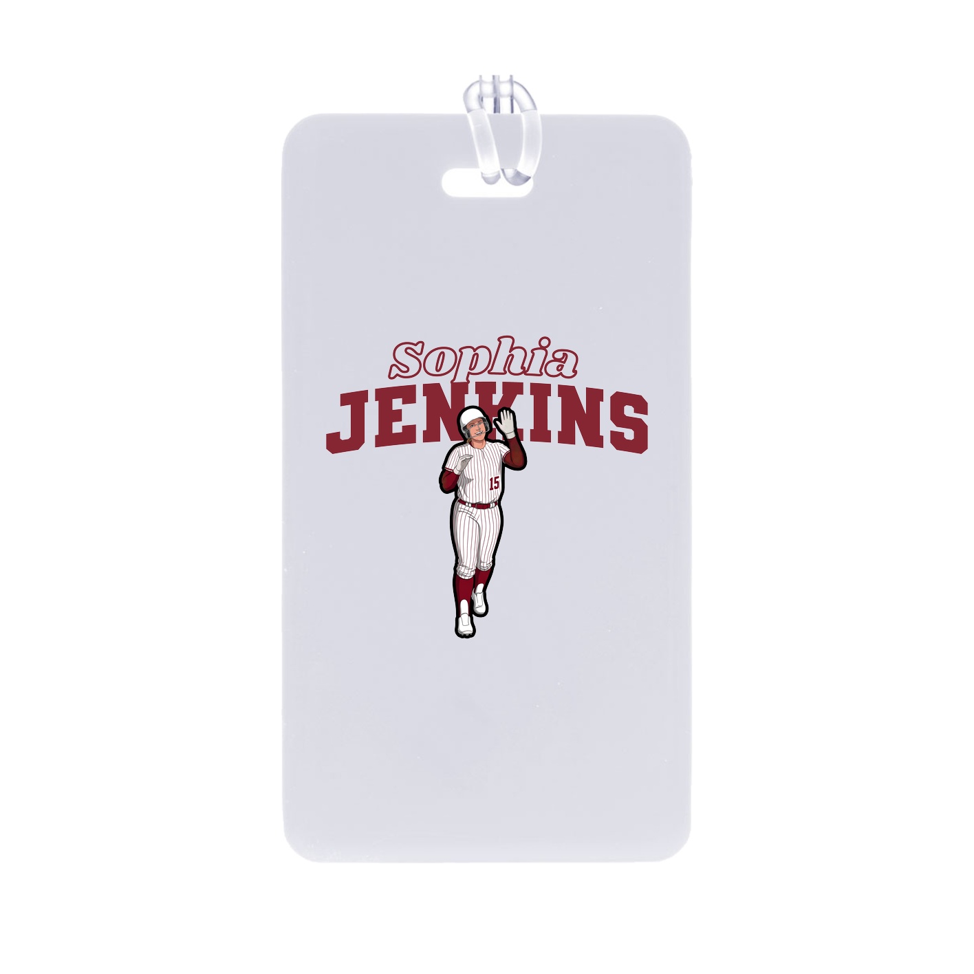 Bag Tag — Name Arch in Classic