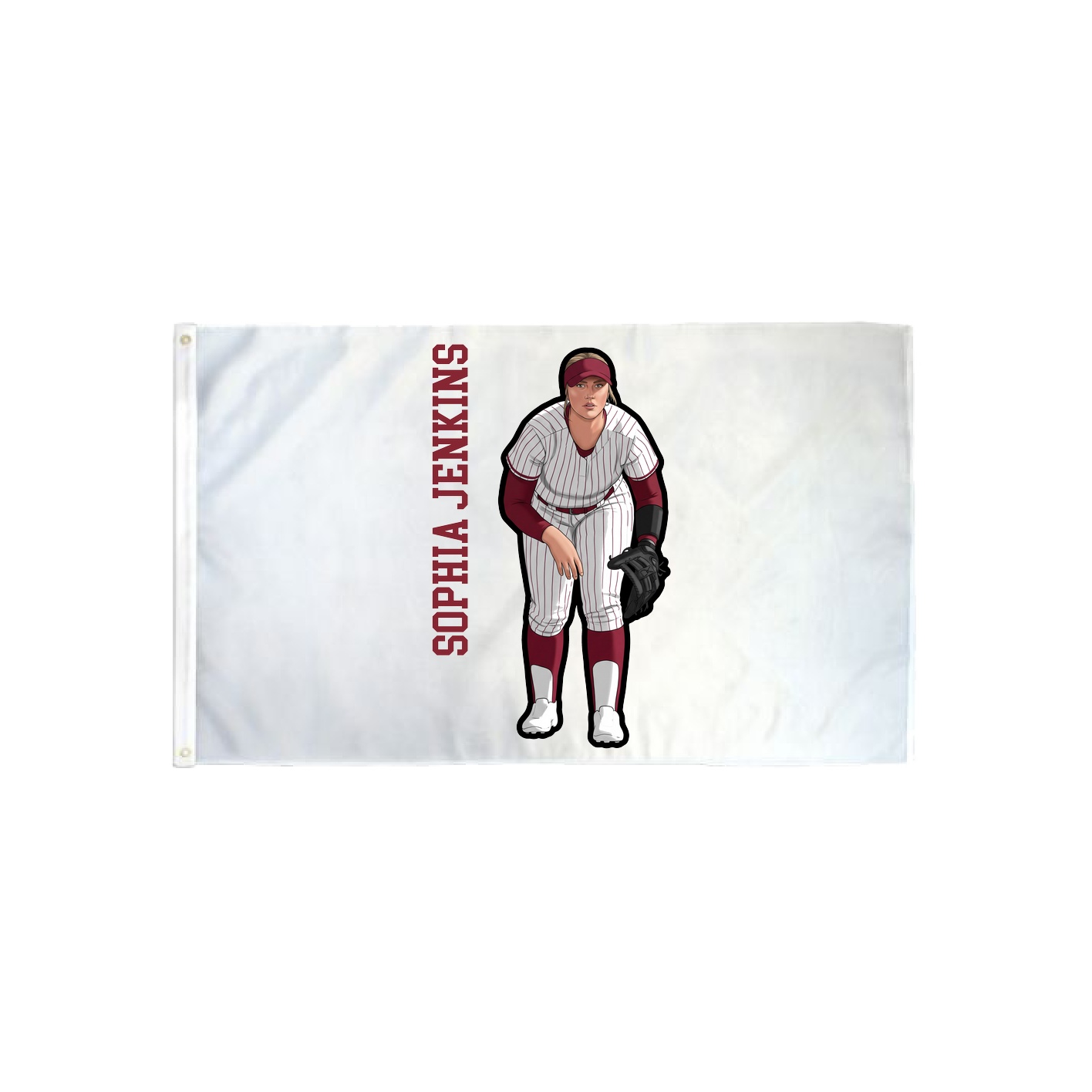 3x5 Flag — Name Vertical in Classic