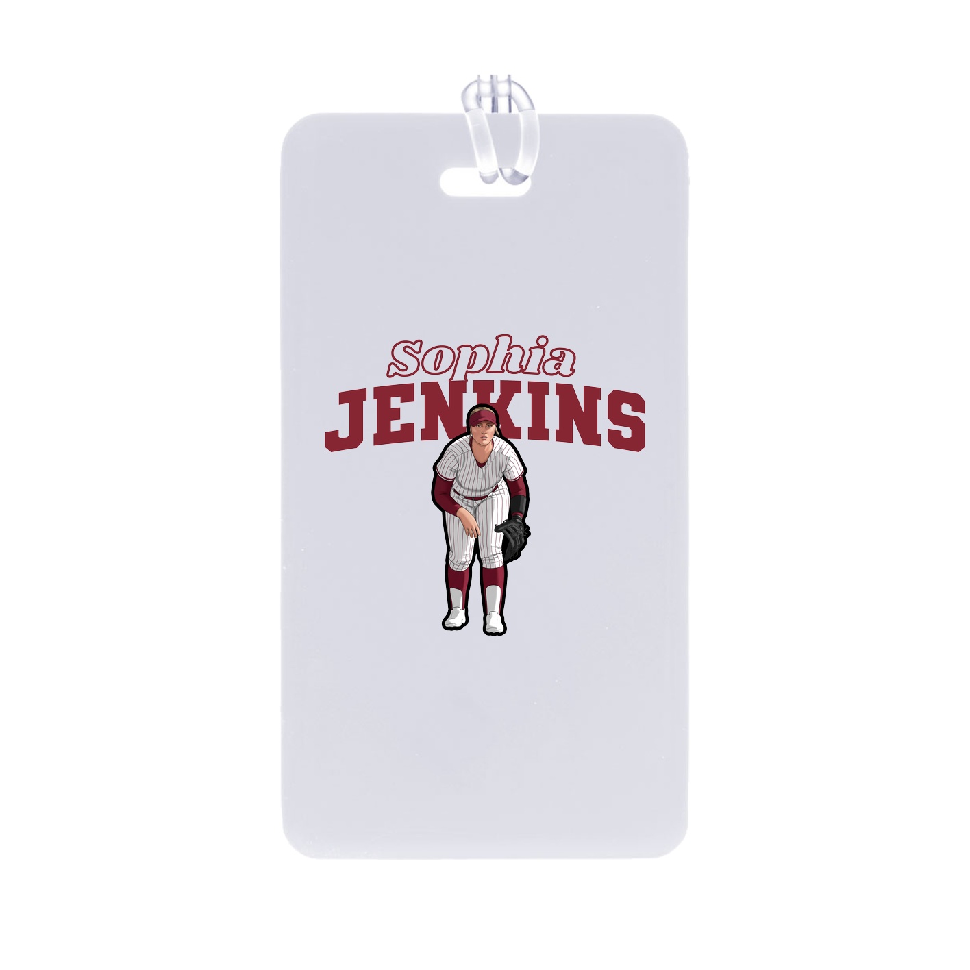 Bag Tag — Name Arch in Classic