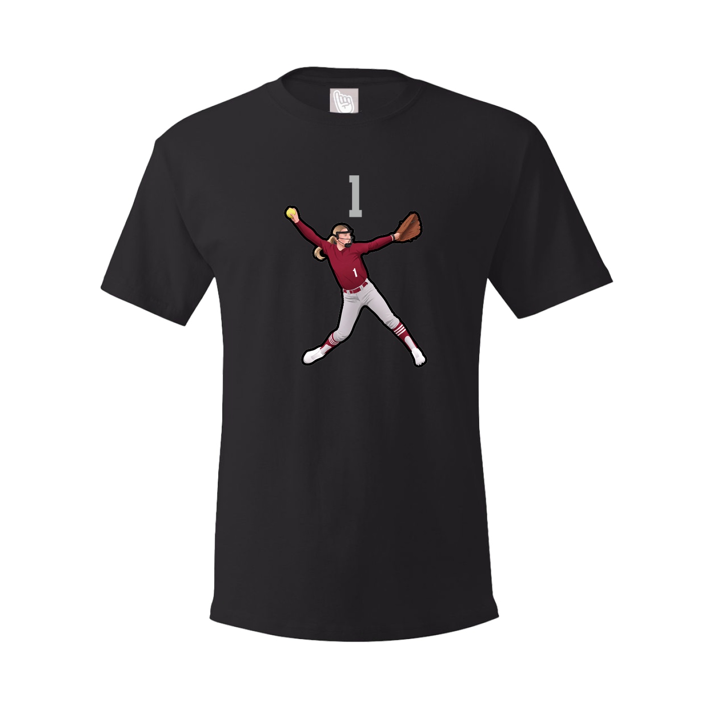 Tee — Number Top in Black