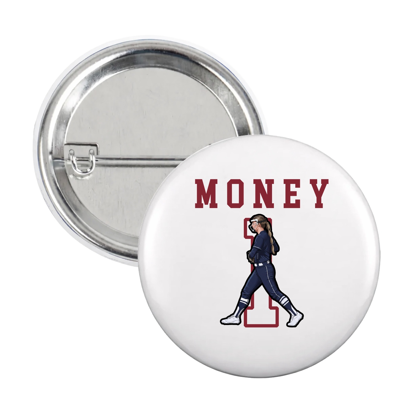 Game Day Button — Shirsey in White