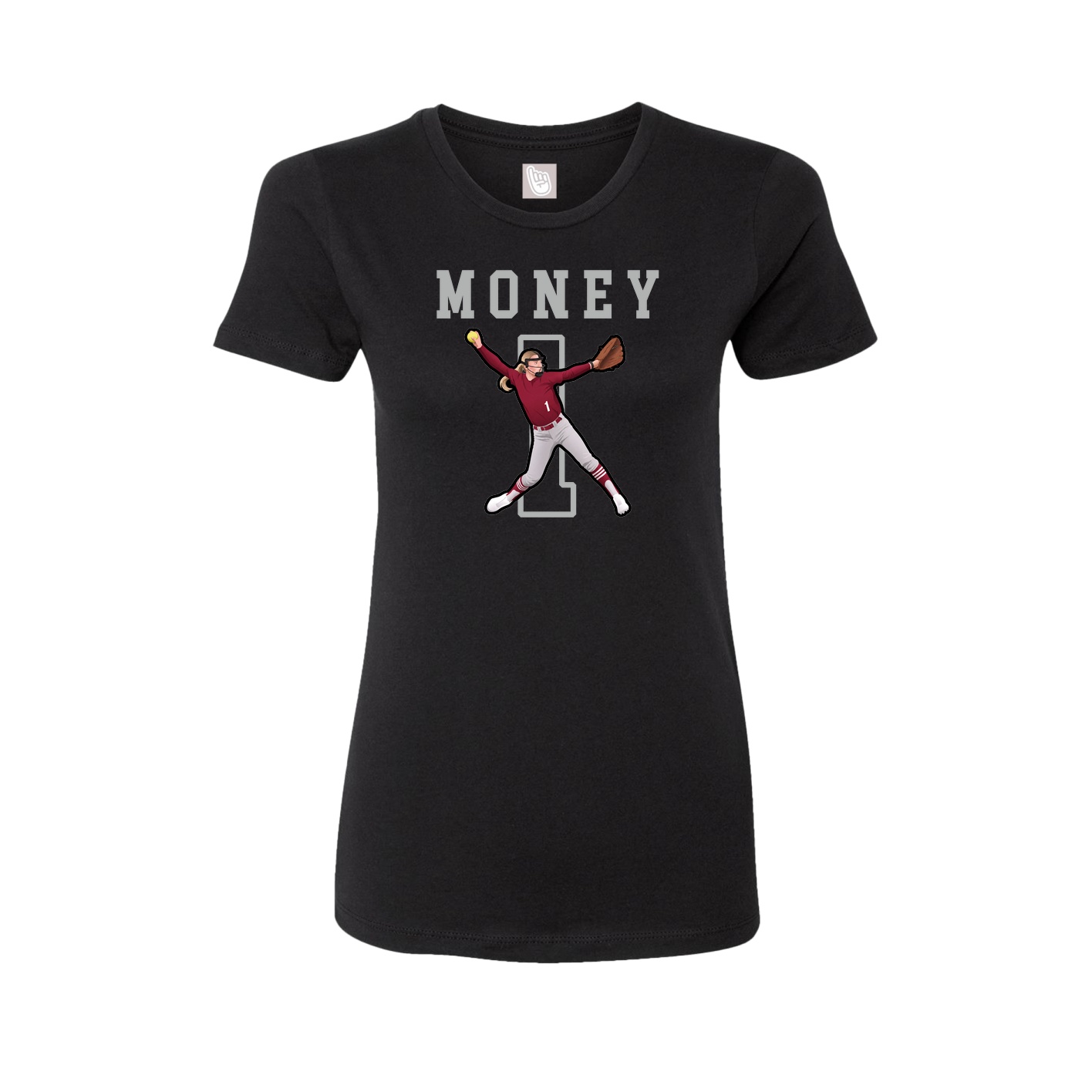 Fitted Women's Tee — Shirsey in Black
