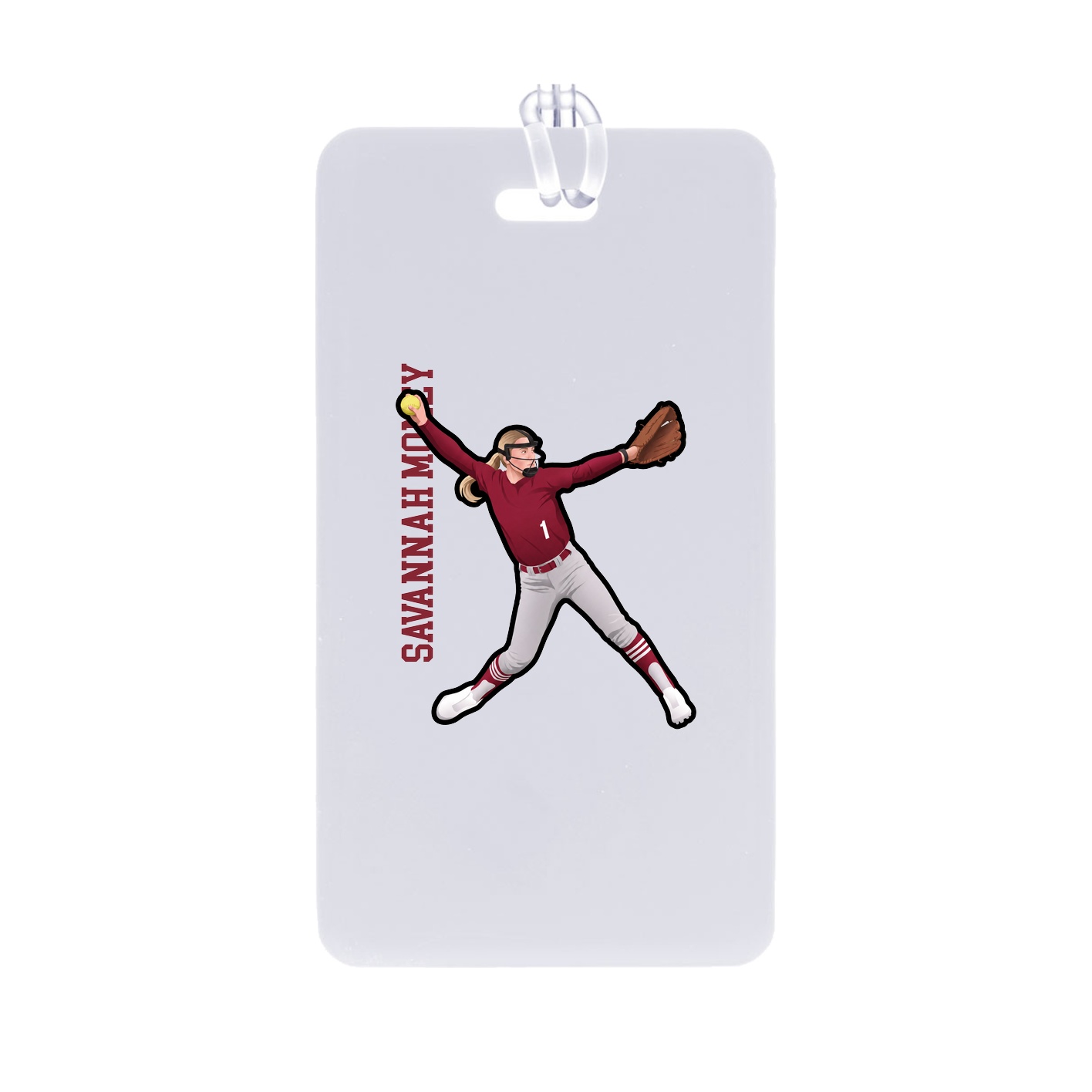 Bag Tag — Name Vertical in Classic