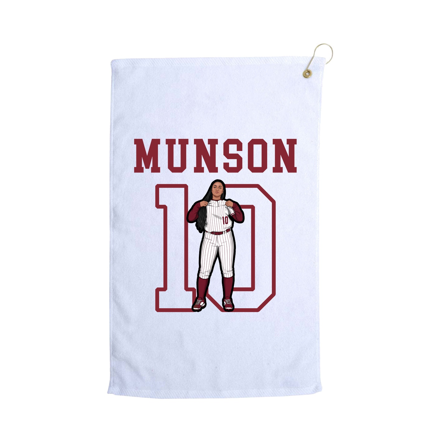 Golf Towel — Shirsey in White