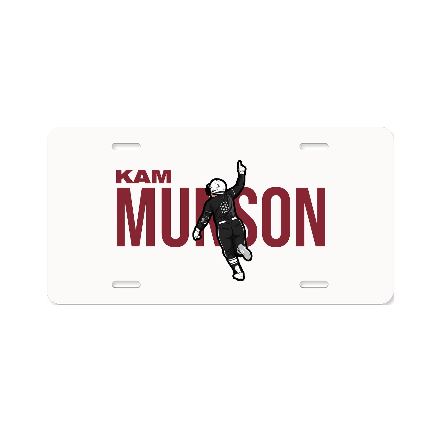 License Plate — Player Name in Classic
