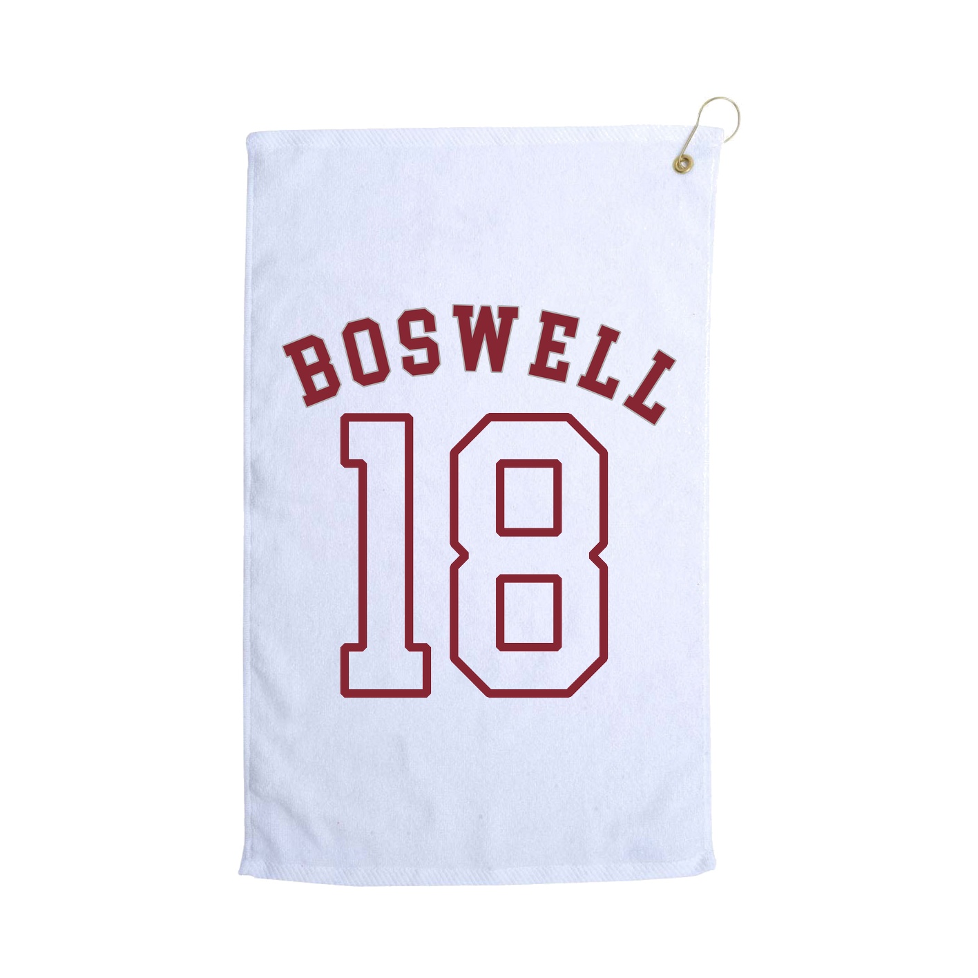 Golf Towel — Shirsey Arch in White