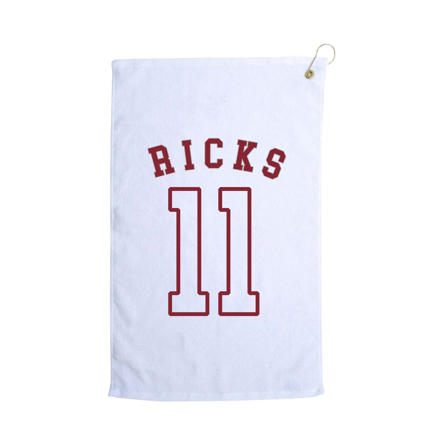 Golf Towel — Shirsey Arch in White
