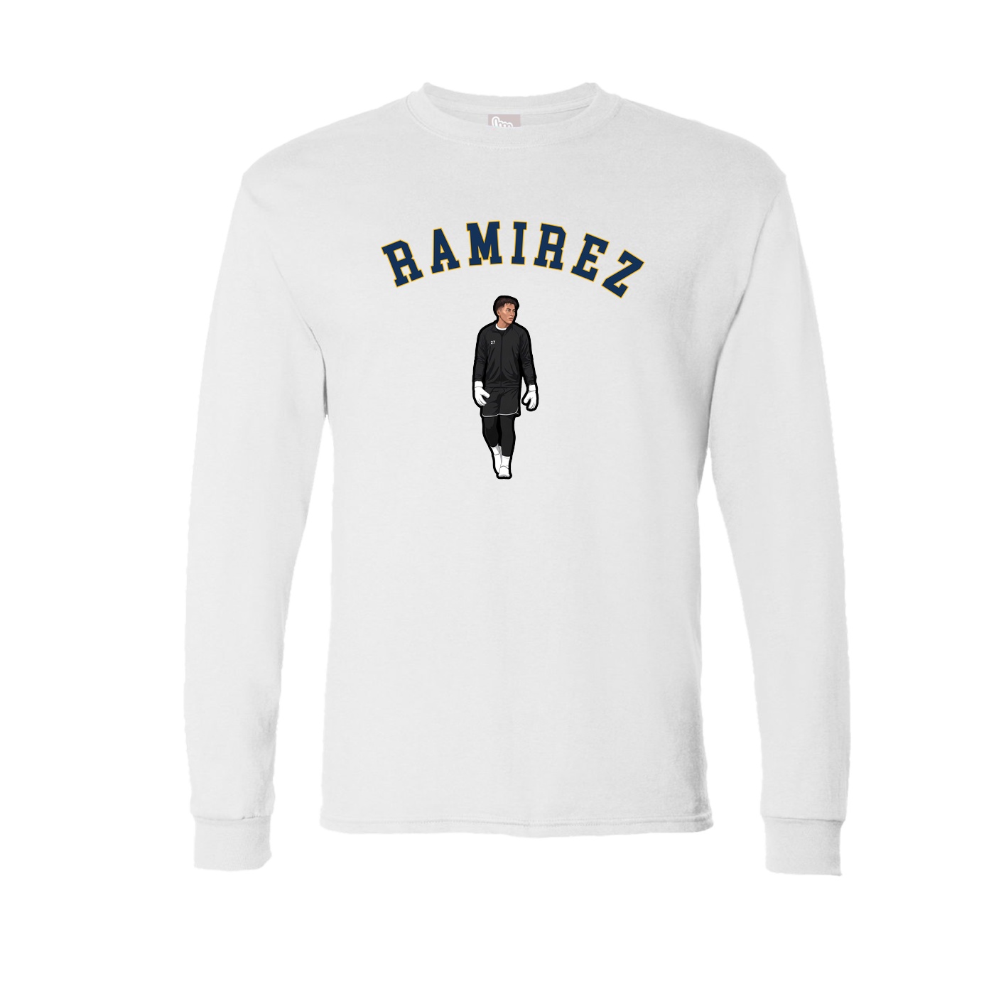 Long Sleeve Tee — Shirsey Arch in White