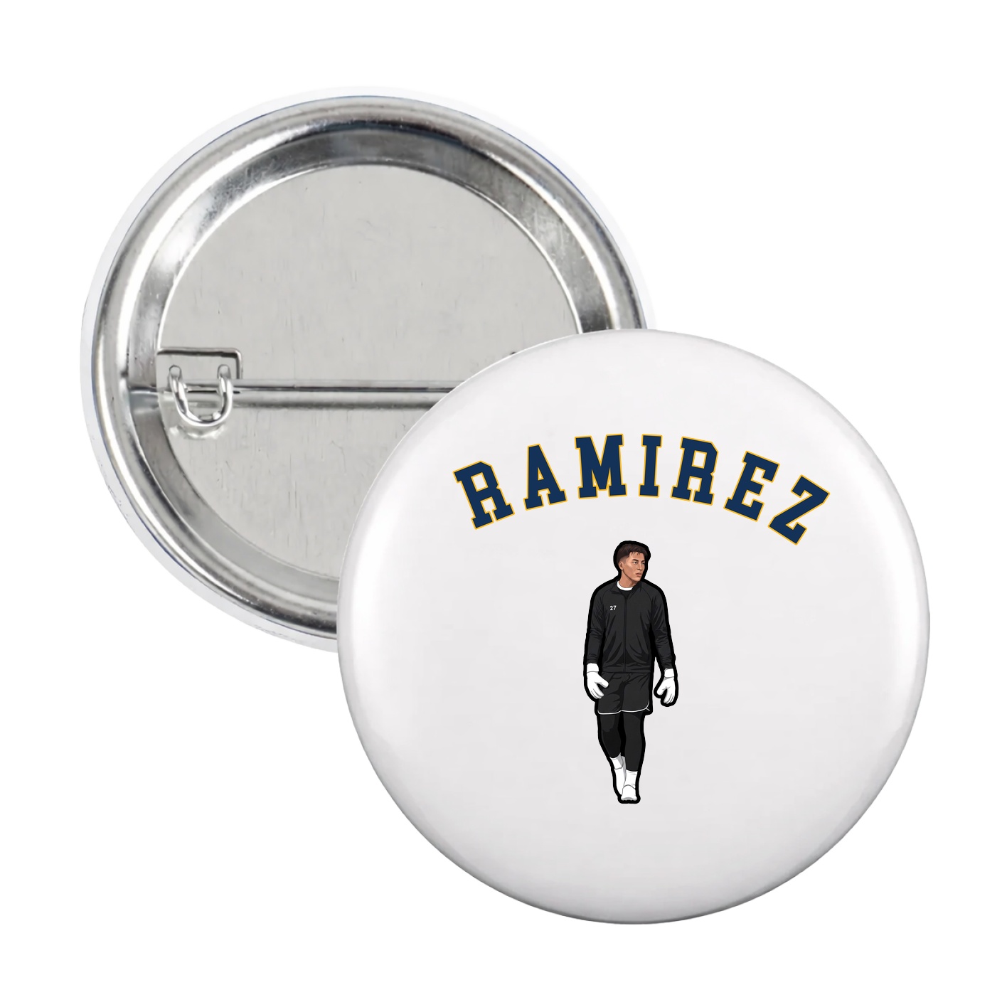 Game Day Button — Shirsey Arch in White