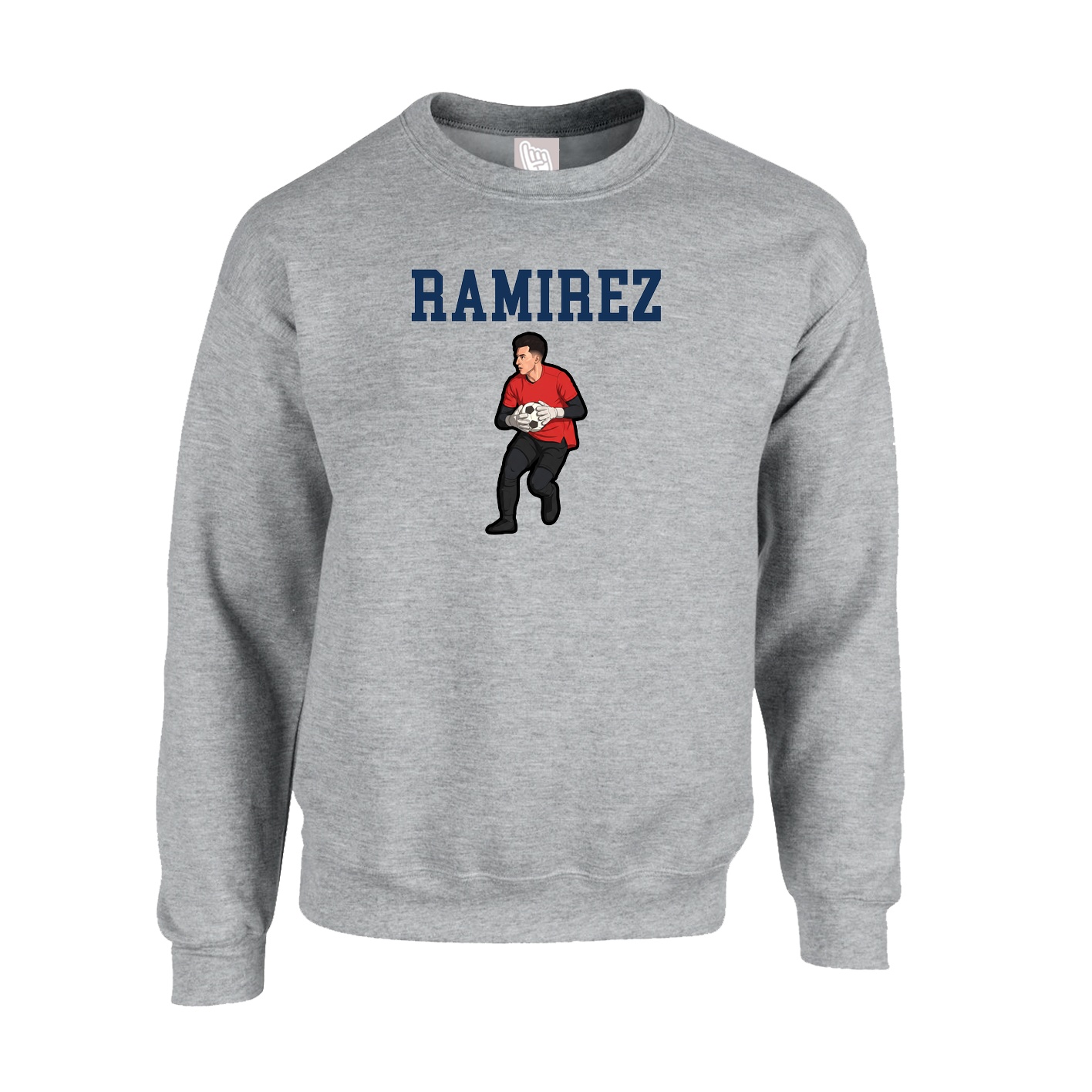 Fleece Crew — Shirsey in Grey