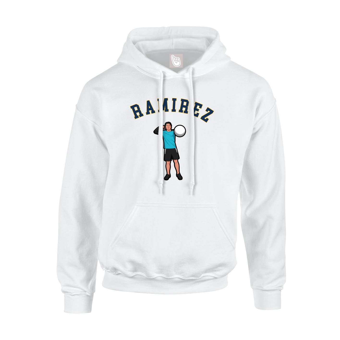 Youth Hoodie — Shirsey Arch in White